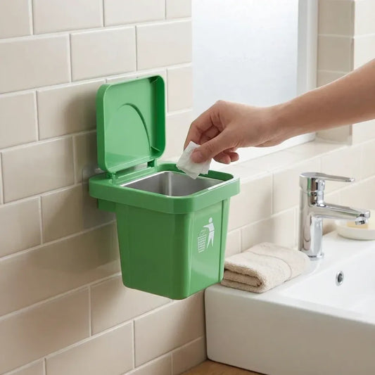 Stainless steel mini dustbin & ashtray
