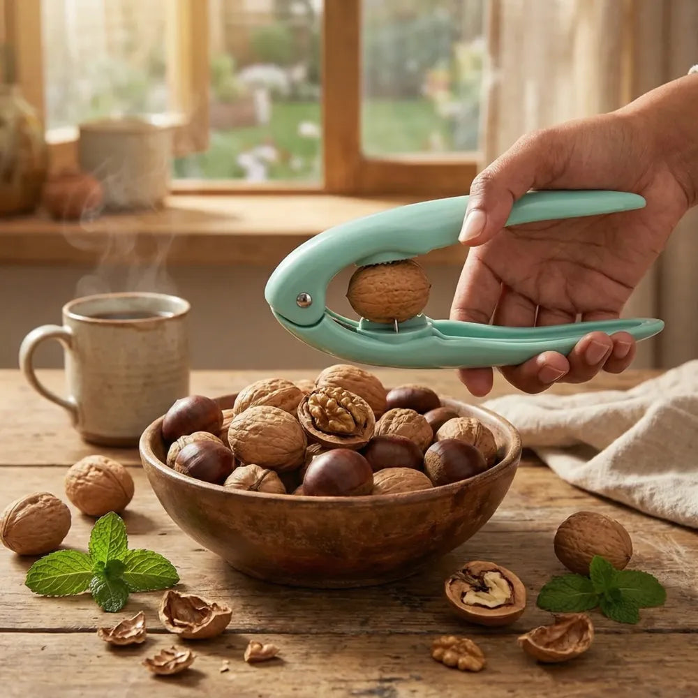 Stainless steel nutcracker clip - home & kitchen