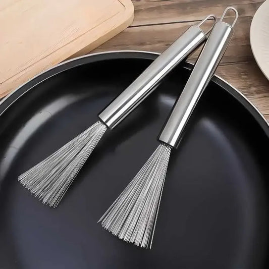 Stainless steel pan brush (2-pack)