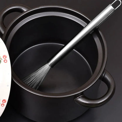Stainless steel pan brush (2-pack)