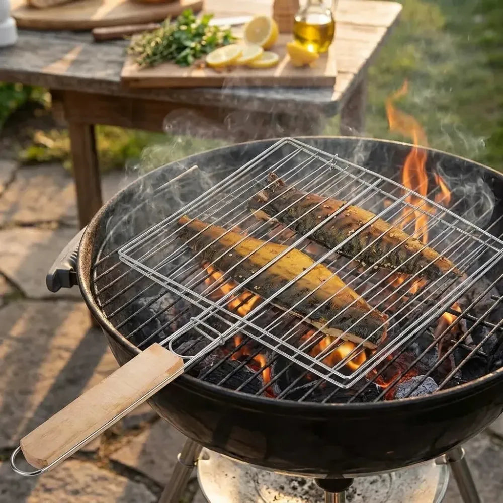 Stainless steel papad grill - kitchen tool