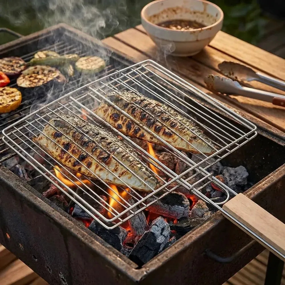 Stainless steel papad grill - kitchen tool