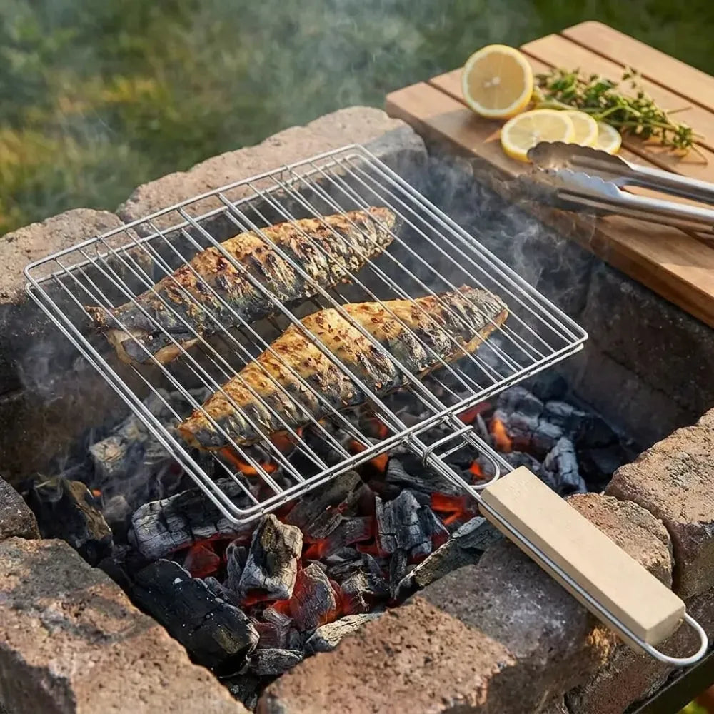 Stainless steel papad grill - kitchen tool