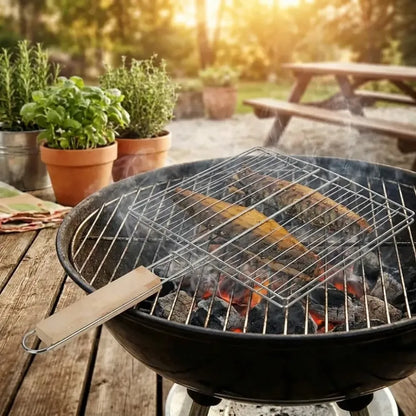 Stainless steel papad grill - kitchen tool