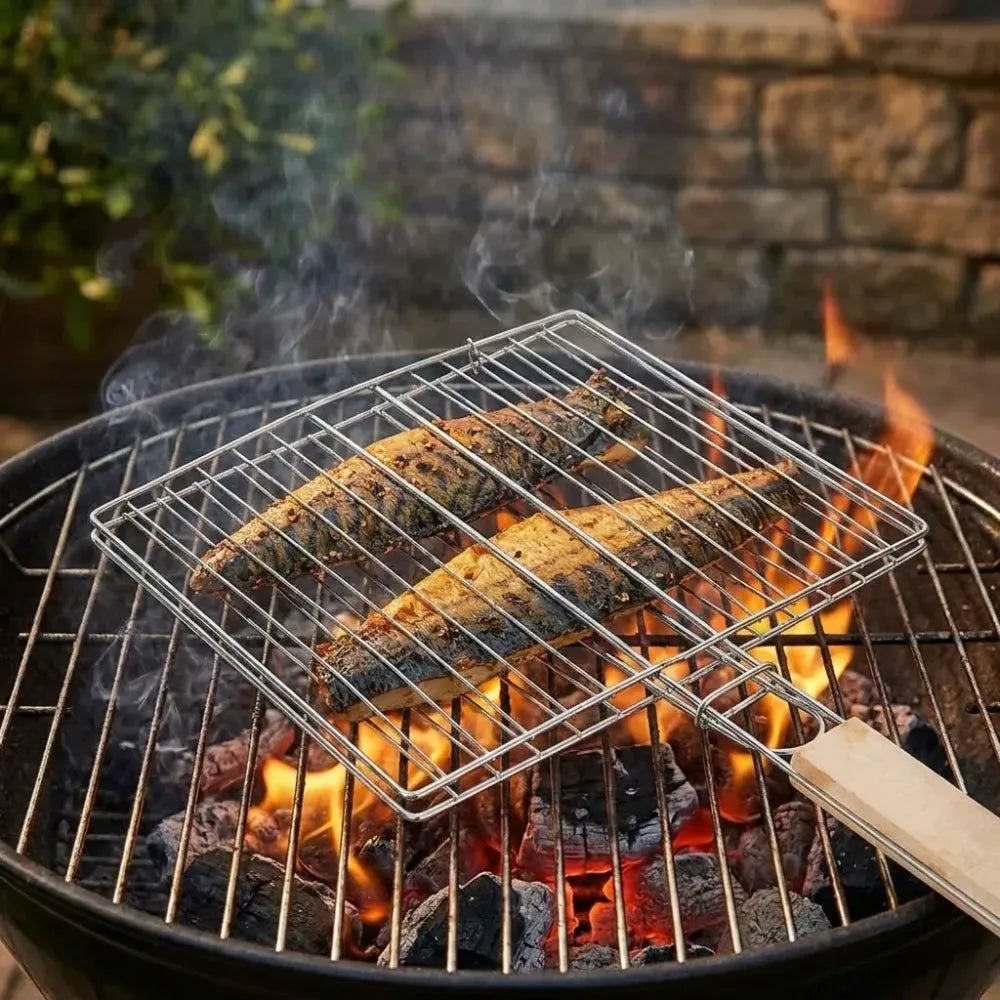 Stainless steel papad grill - kitchen tool
