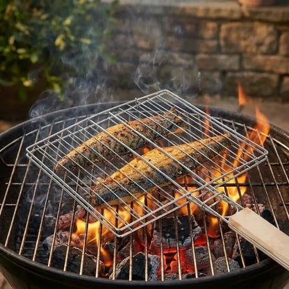 Stainless steel papad grill - kitchen tool