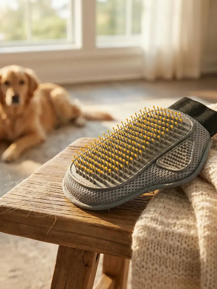 Stainless Steel Pet Grooming Glove