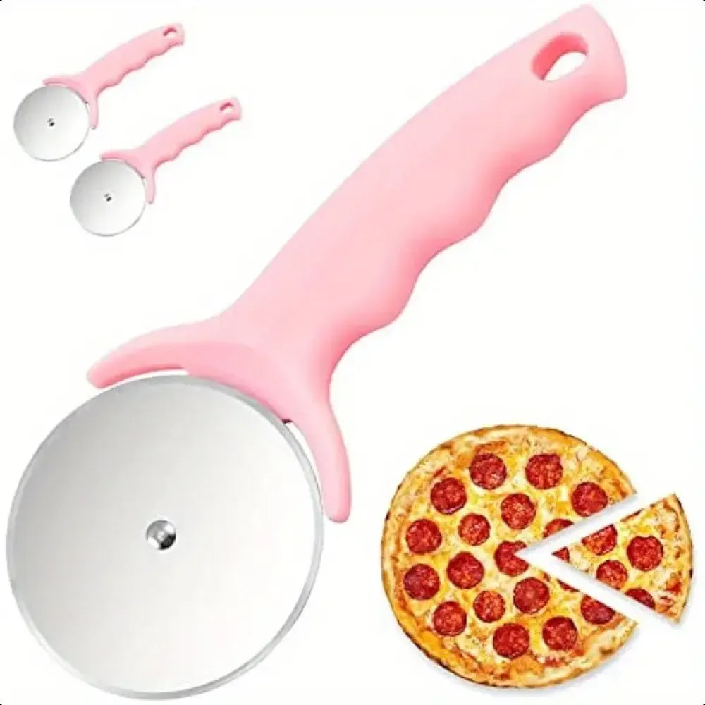 Stainless steel pizza cutter