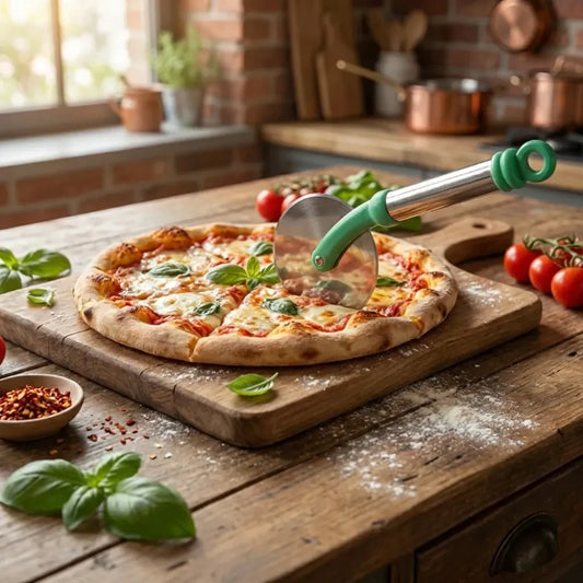 Stainless steel pizza cutter - home & kitchen