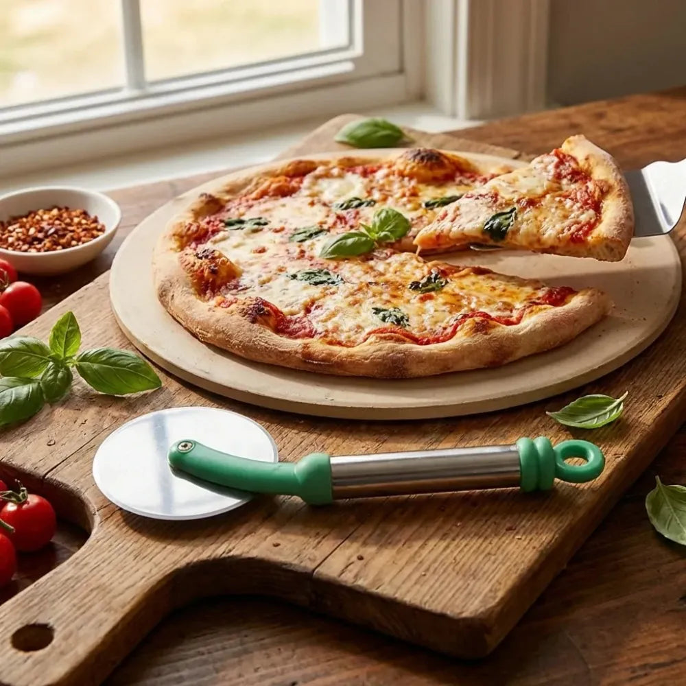 Stainless steel pizza cutter - home & kitchen
