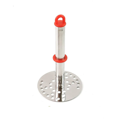 Stainless steel potato masher with ergonomic handle (17cm 1 pc) - home & kitchen
