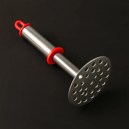 Stainless steel potato masher with ergonomic handle (17cm 1 pc) - home & kitchen