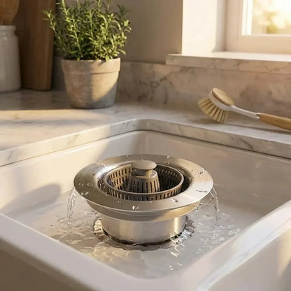 Stainless steel sink drain filter