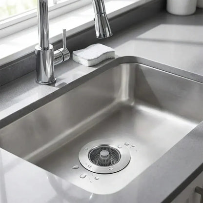 Stainless steel sink drain filter