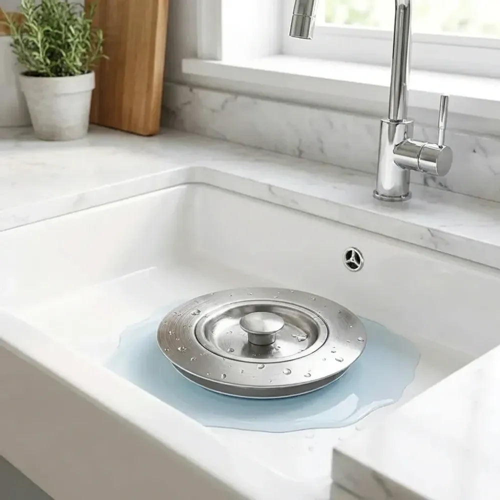 Stainless steel sink drain filter