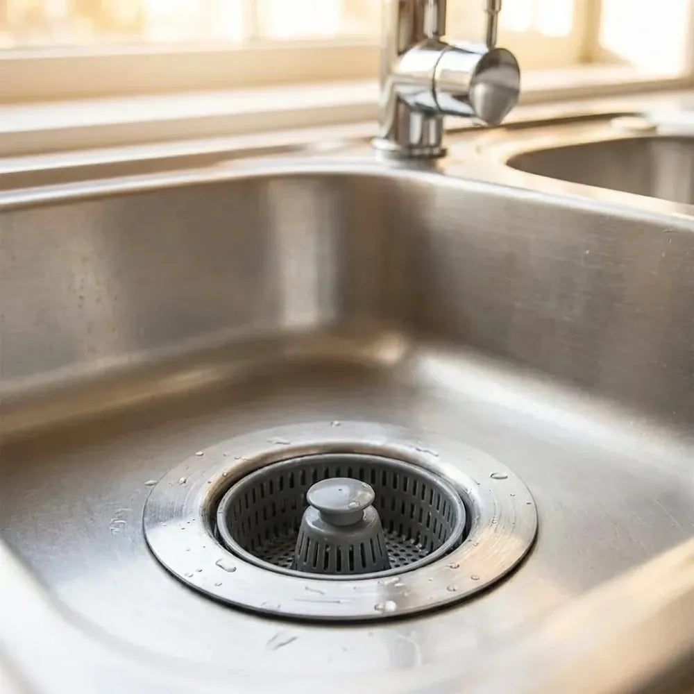 Stainless steel sink drain filter