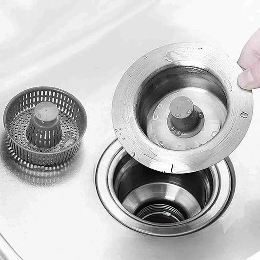 Stainless steel sink drain filter