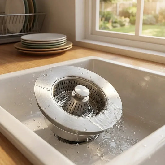 Stainless steel sink drain filter