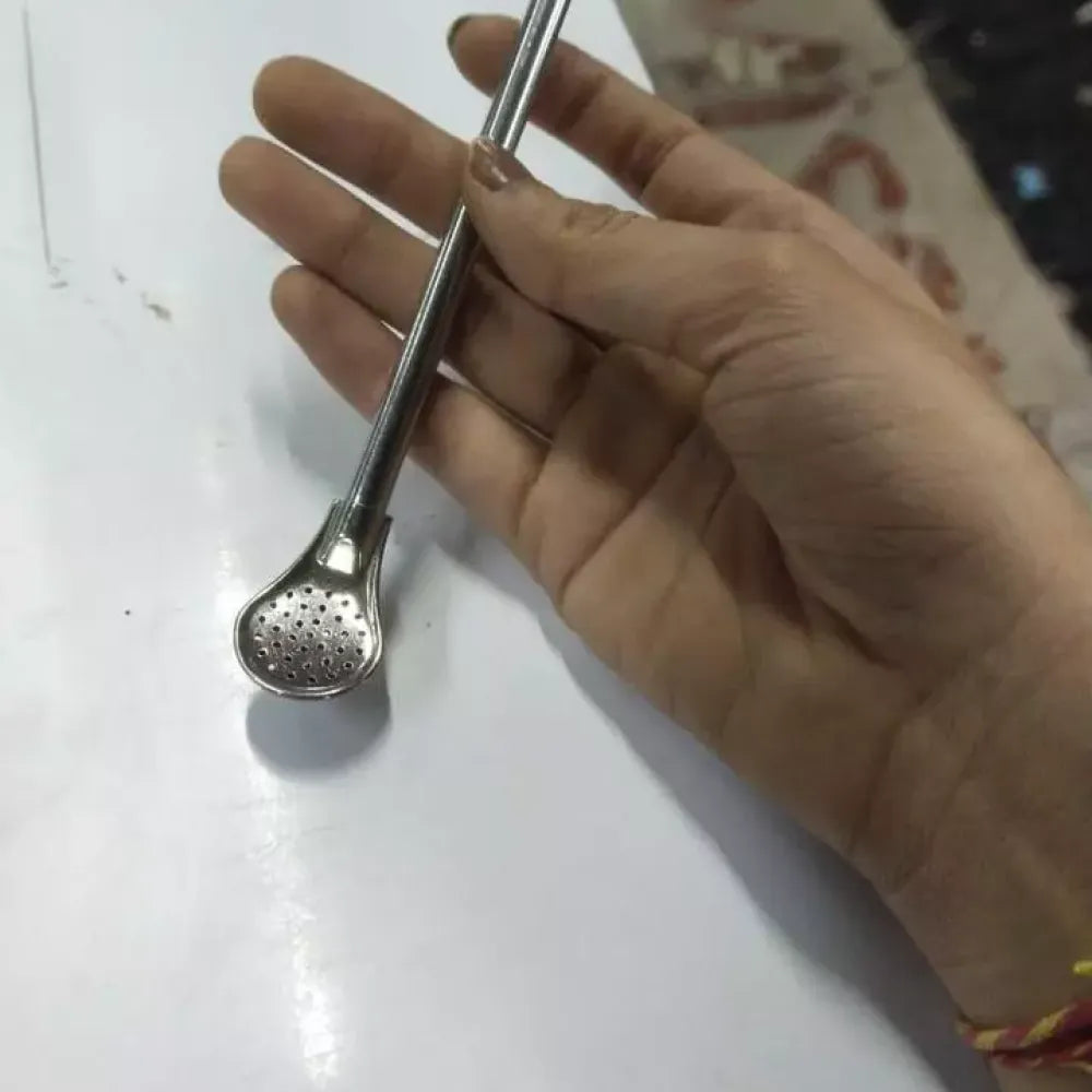 Stainless steel spoon straws - home essentials