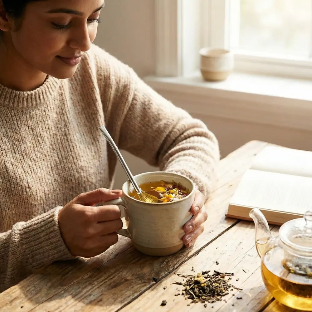 Stainless steel spoon straws - home essentials
