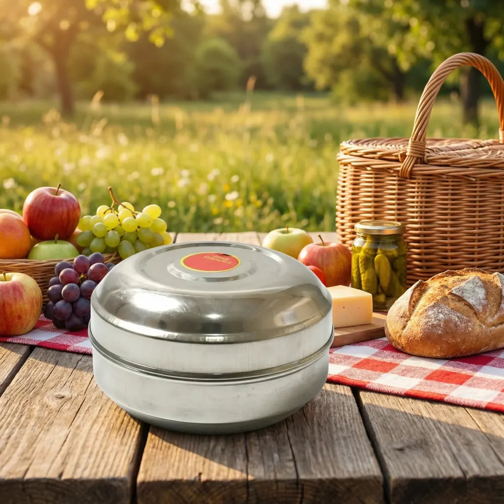 Stainless steel tiffin box - home & kitchen