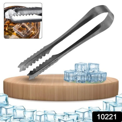 Stainless steel tong for lifting ice cubes sugar serving tongs (13 cm 1 pc) - home & kitchen