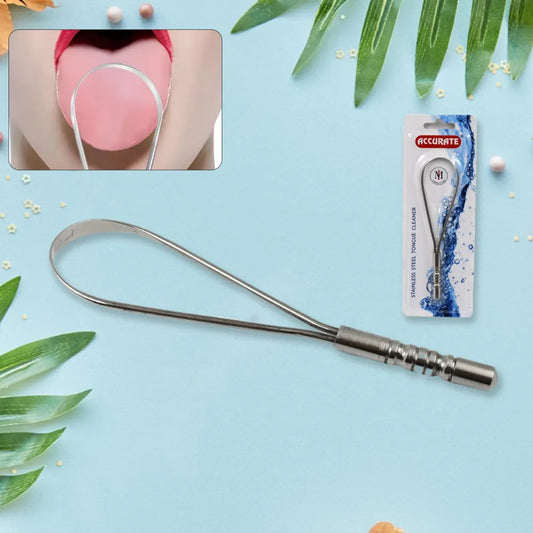 Stainless steel tongue cleaner - health care