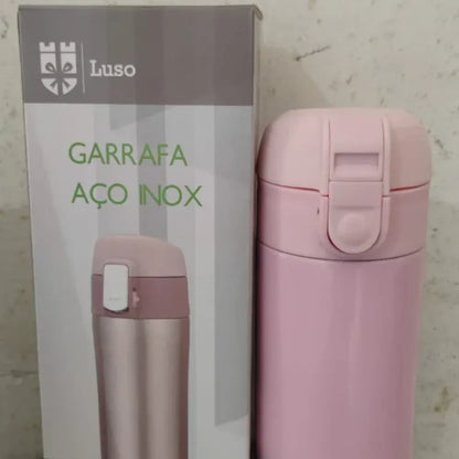 Stainless steel vacuum water bottle (350ml) - home & kitchen