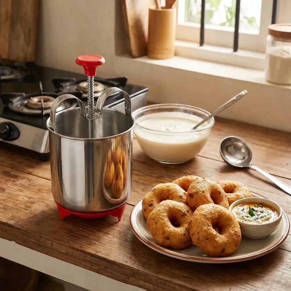 Stainless steel vada maker - kitchen tool