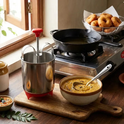 Stainless steel vada maker - kitchen tool