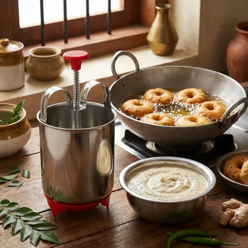 Stainless steel vada maker - kitchen tool