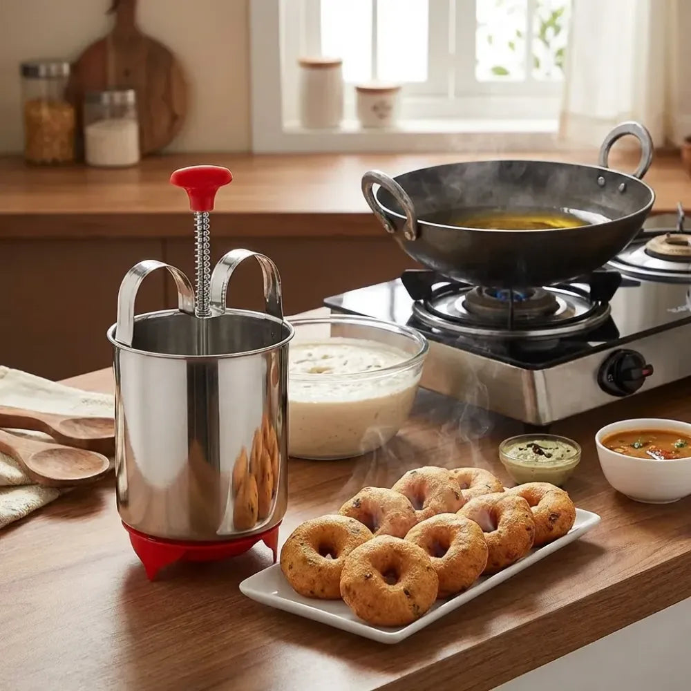 Stainless steel vada maker - kitchen tool