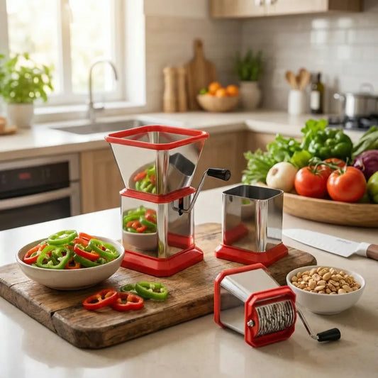 Stainless steel vegetable chopper - home & kitchen