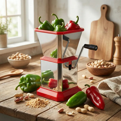 Stainless steel vegetable chopper - home & kitchen