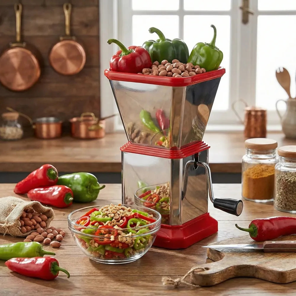Stainless steel vegetable chopper - home & kitchen
