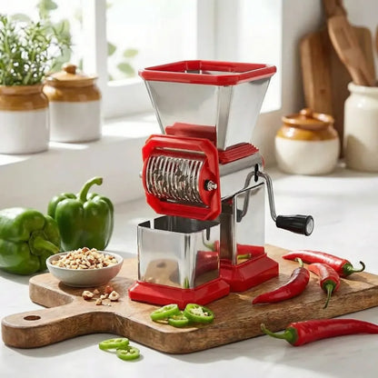 Stainless steel vegetable chopper - home & kitchen
