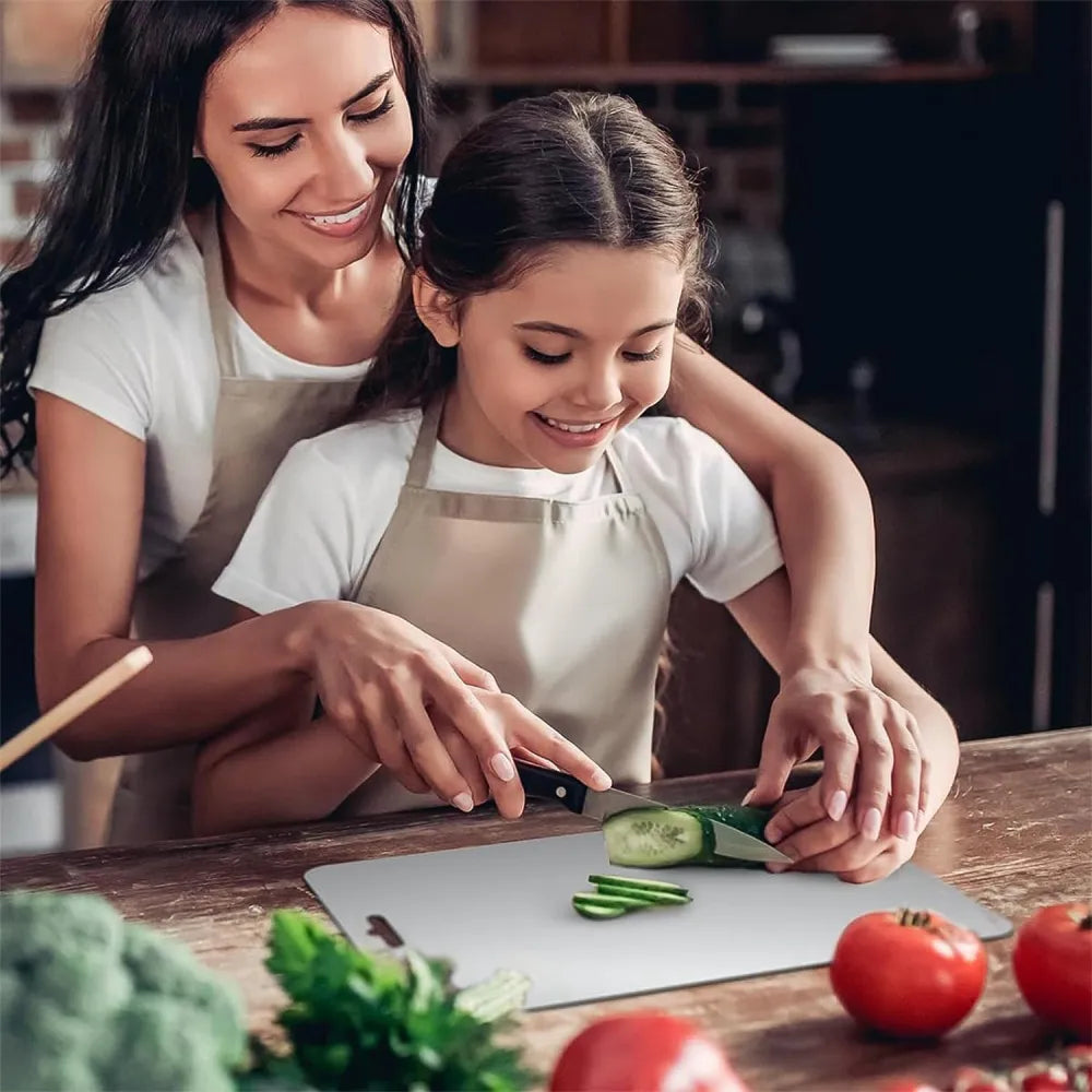 Stainless steel vegetable fruit cutting chopping board (3120 cm 1 pc) - home & kitchen
