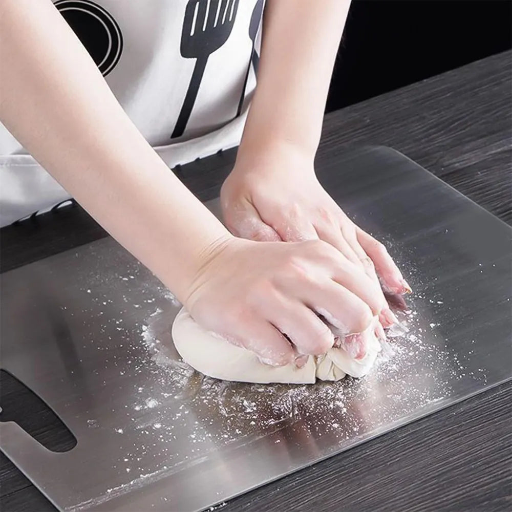 Stainless steel vegetable fruit cutting chopping board (3120 cm 1 pc) - home & kitchen