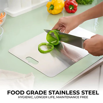 Stainless steel vegetable fruit cutting chopping board (3120 cm 1 pc) - home & kitchen