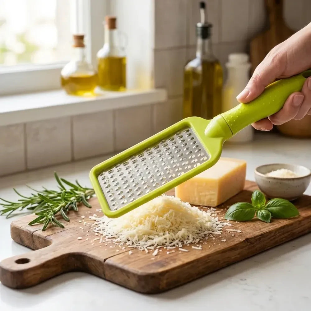 Stainless steel vegetables fruits shredder for kitchen cheese grater (1 pc) - chocolates