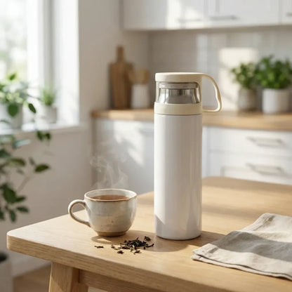 Stainless steel water vacuum bottle (350 ml) - home & kitchen