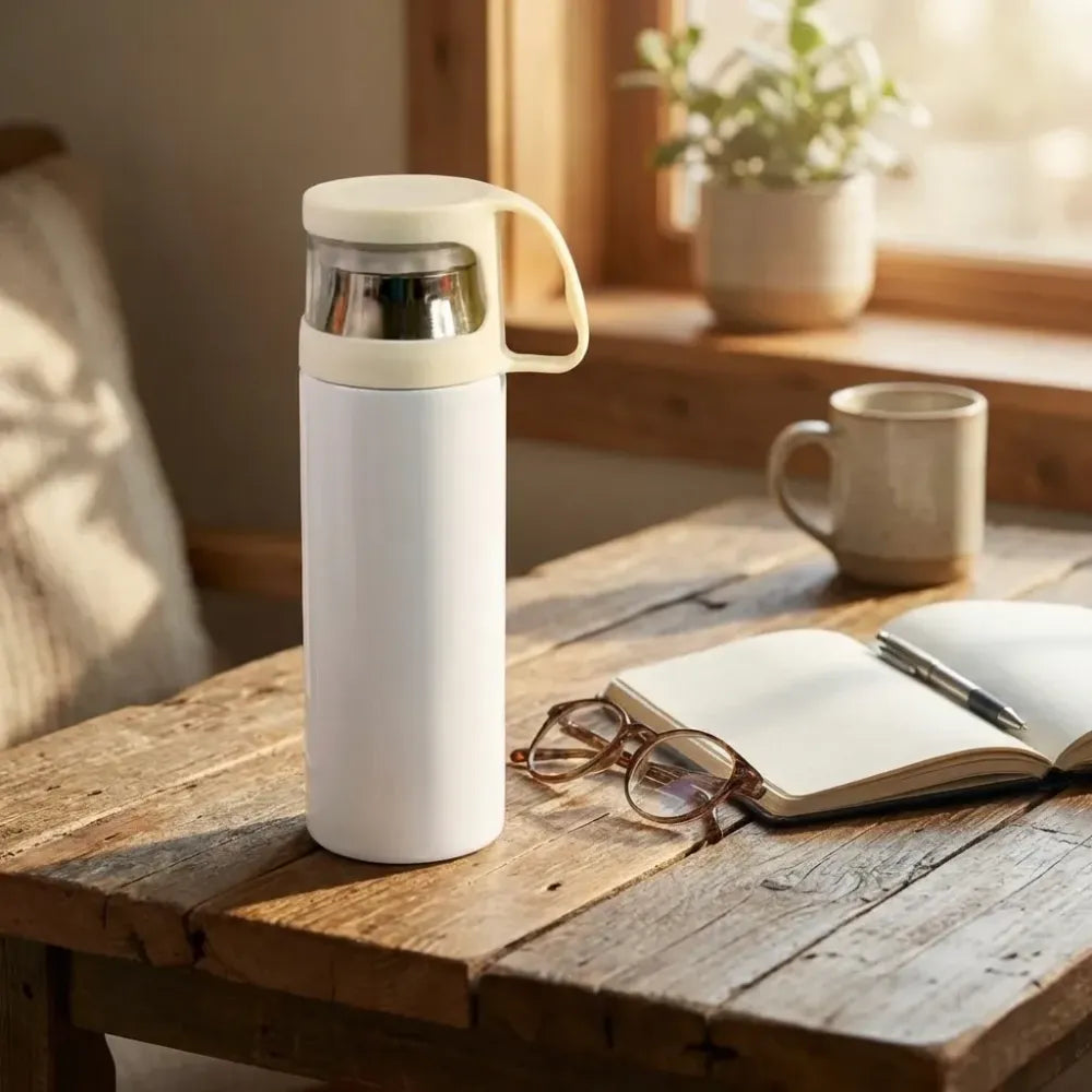 Stainless steel water vacuum bottle (350 ml) - home & kitchen