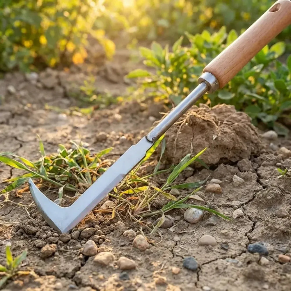 Stainless steel weed puller - gardening