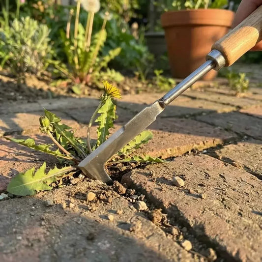 Stainless steel weed puller - gardening