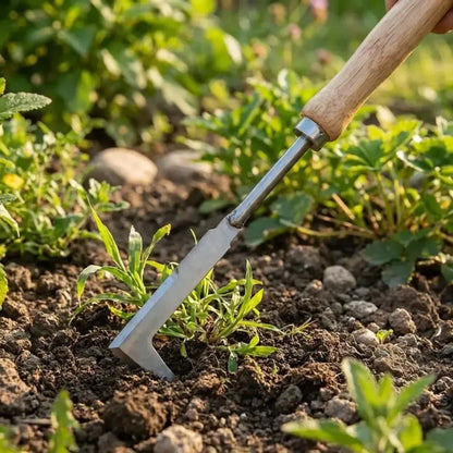 Stainless steel weed puller - gardening