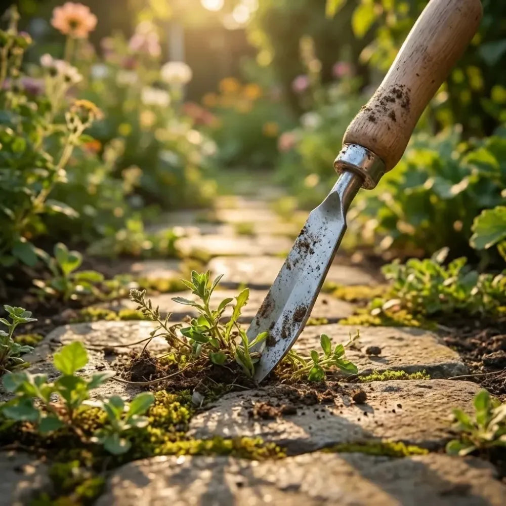 Stainless steel weed puller - gardening