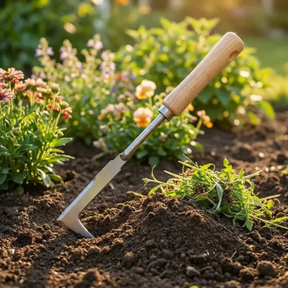 Stainless steel weed puller - gardening