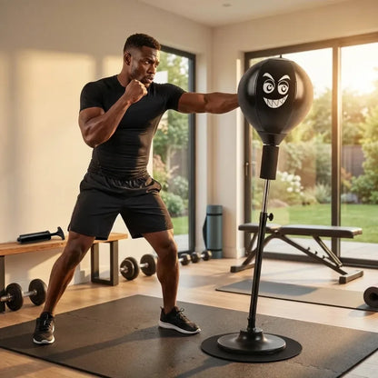 Standing boxing punch bag