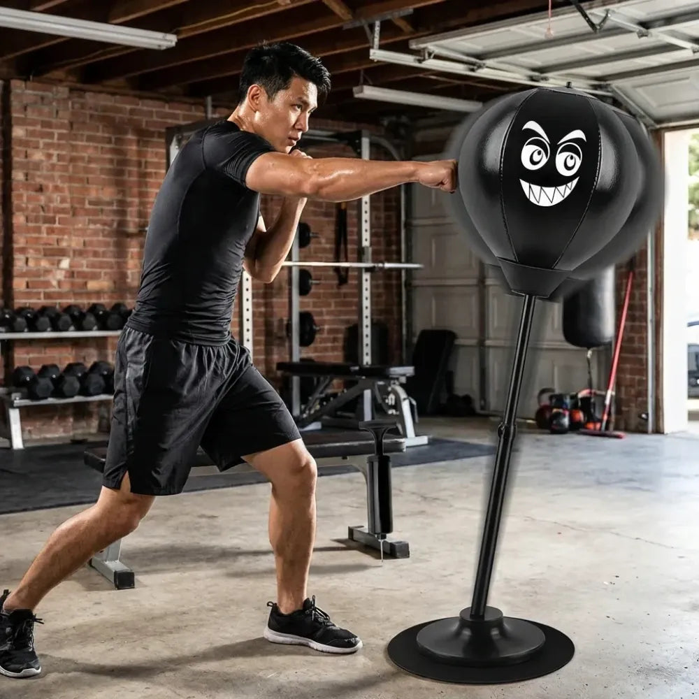 Standing boxing punch bag