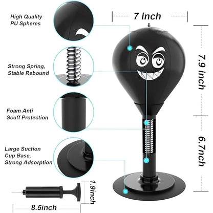 Standing boxing punch bag